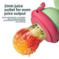 Fresh food feeder side profile showing the screw-on collar and silicone pouch