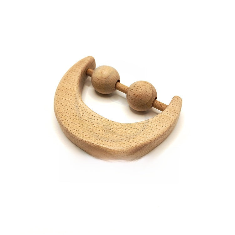 Wooden Baby Rattle Teether Toy | instruction reference image
