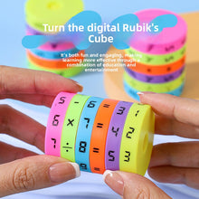 Rotating Math Equation Toy with Six Colorful Number Rings