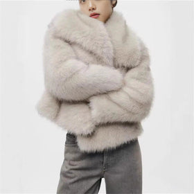 Womens Faux Fur Winter Jacket