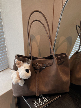 Suede Tote