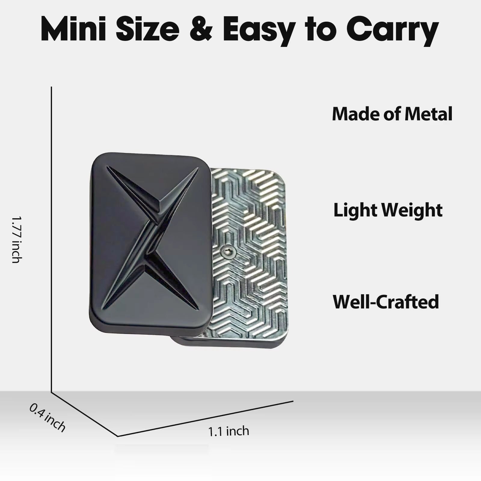 EDC Fidget Sliders Slider Metal Fidget Toys Stress Relief for Adults Magnetic Metal Infinite Fidget