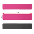 Black i-shaped muscle patch single piece
