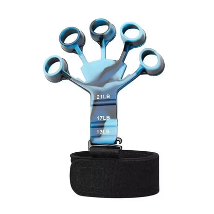 Finger Trainer Five Finger Rehabilitation Device Wrist Therapy Tool Silicone Grip Strength Enhancer Hand Grip Extender
