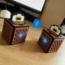 3D Printed Pixel Block Jukebox Speaker