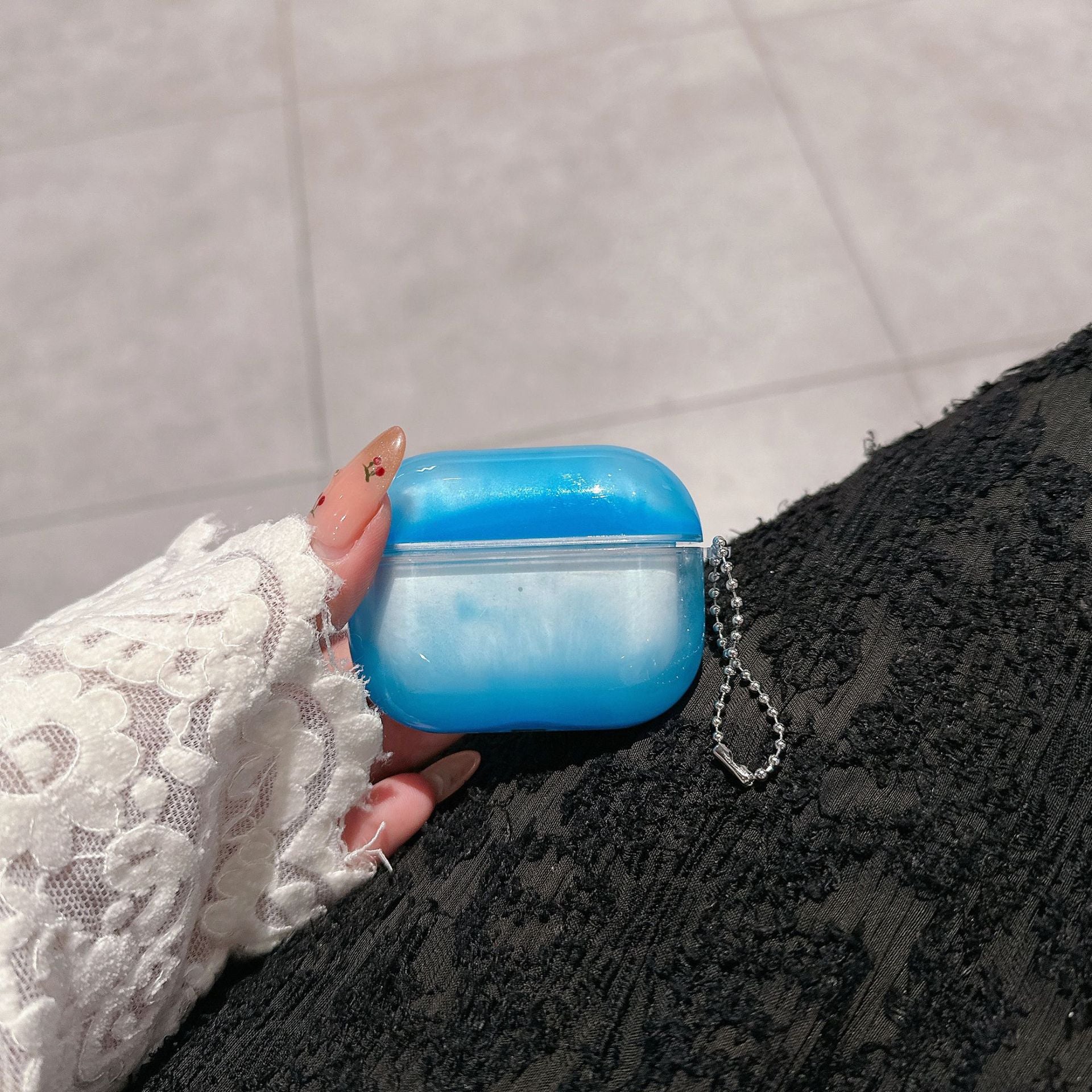 Pink gradient AirPods cover compatible with AirPods Pro and Pro 2