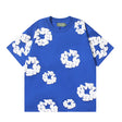Royal blue foam short sleeves