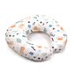 Nursing pillow with a sea creature print of jellyfish, crabs and shells, option Underwater World Pillowcase