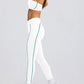 Womens Yoga Running Sports Set | close up material texture
