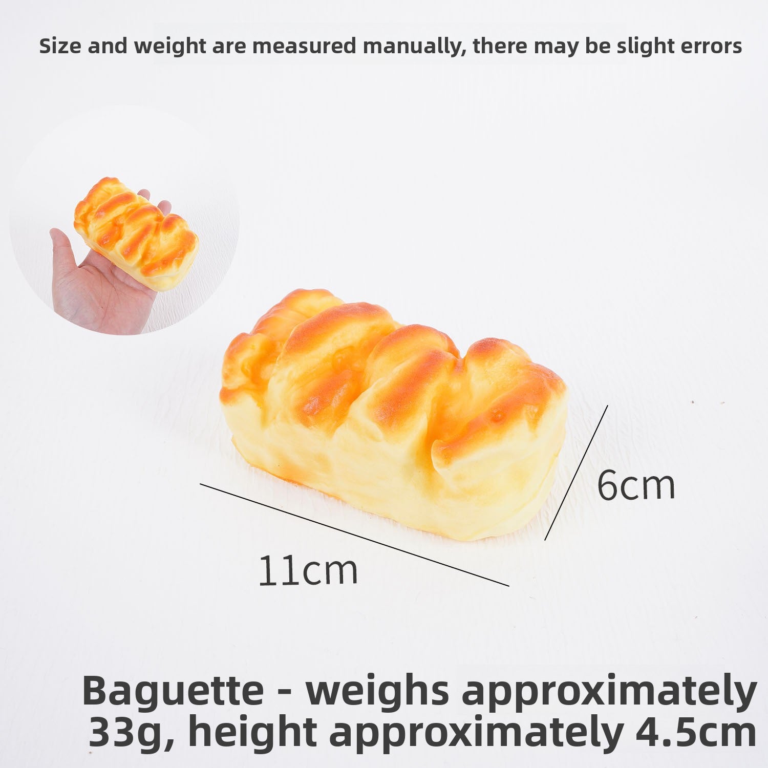 PU Slow Rebound Realistic Food Model Sensory Play Toy for Playtime, Gifting, a Cozy Family Moment with Playful Comfort, Ea...