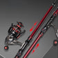 Carbon Fiber Sea Fishing Rod with Reel | close detail finishing touch
