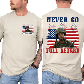 Patriotic Graphic Cotton Tshirt