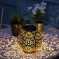 Solar Garden Projection Lamp | solar panel cap detail