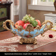 Blue fruit bowl