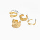 Men's Fashion Alloy Rings Set