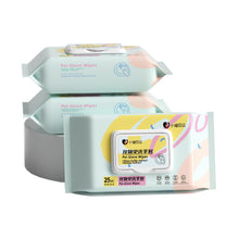 Disposable No Rinse Pet Cleaning Wipes and Glove Mitts