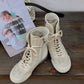 Summer canvas top breathable all-match Korean-style training shoes and boots
