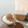 Bow hat set-khaki