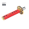 15cm outer red and inner black