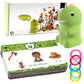 Retail box, green reader and phonics cards on colorful plastic binder rings for kids