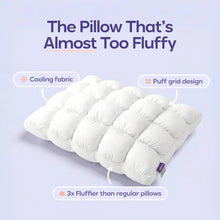 3D Puff Grid Bed Pillow