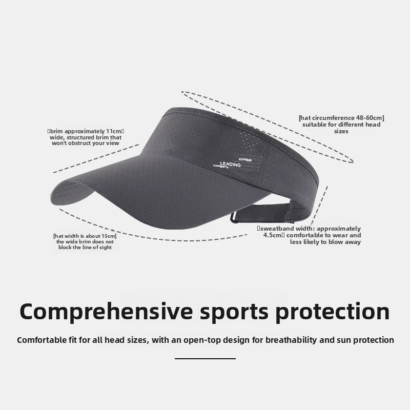 Running Sports Breathable Sun Hat | lifestyle in use