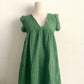 Womens Lace V-Neck A-Line Dress
