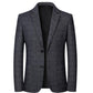 Plaid suit jacket