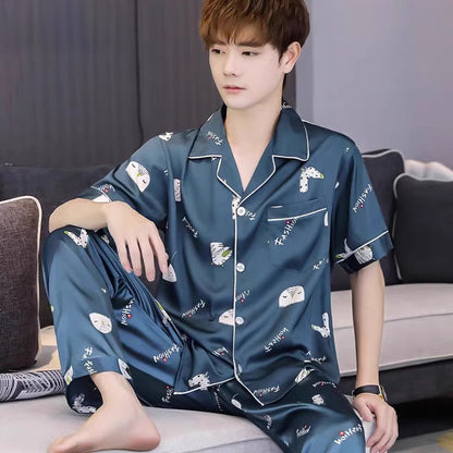 Loose fit of pajama top across the chest