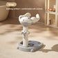 Baby bath support reference showing the pole height adjustment notches