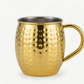 Stainless Steel Hammered Textured Cup