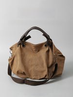 Canvas Tote Bag (Retro Brown) | front view product detail