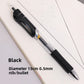 Black K35 retractable gel pen with a clear barrel and rubber grip labelled 0.5 mm bullet tip