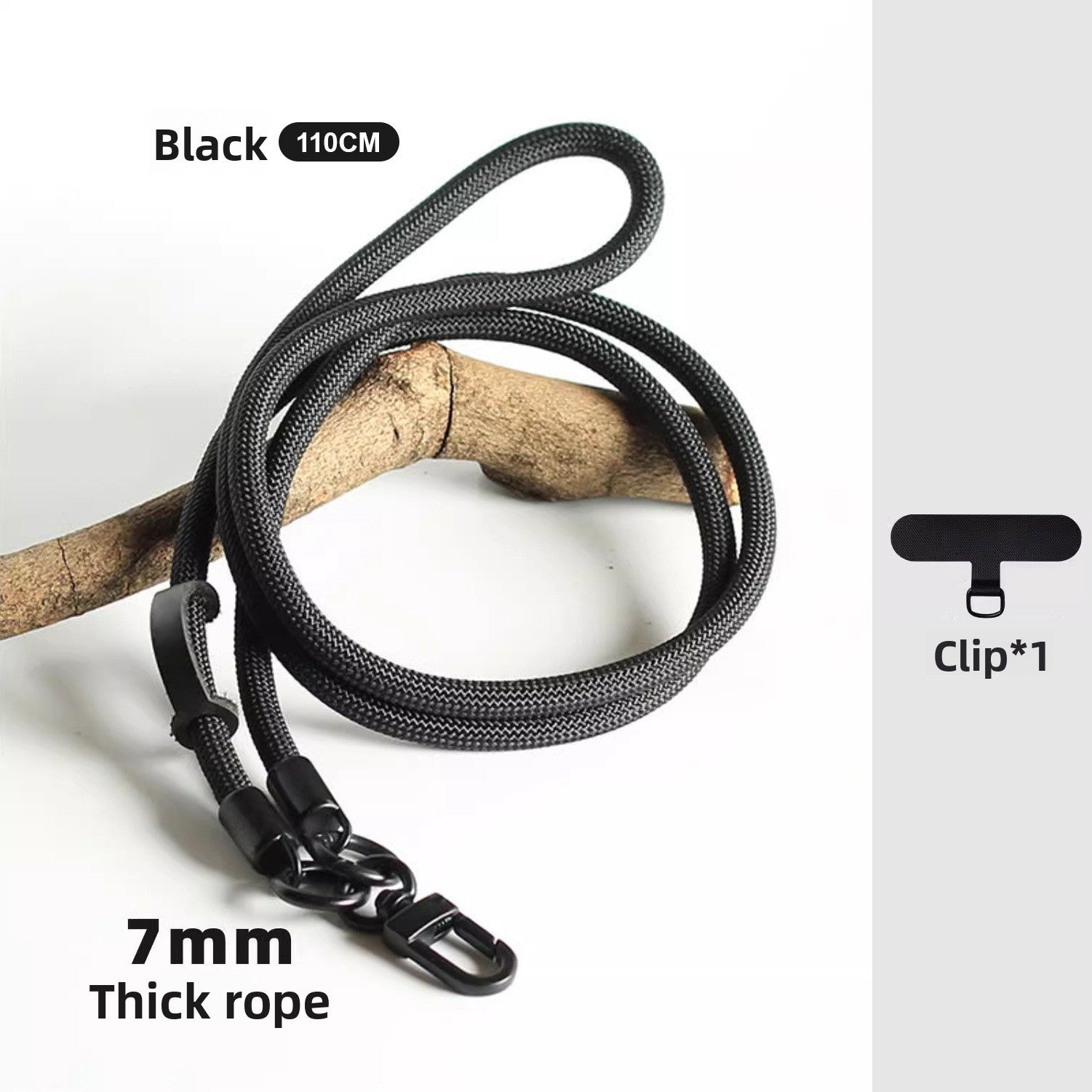 Adjustable Phone Lanyard with | styled in a neutral setting