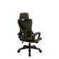 Black high-back mesh computer chair with headrest and five-star base on a white background