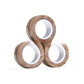 Magnetic fidget rings shown in a solid color finish