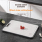 Both faces of the double-sided board, titanium side and wheat-straw side