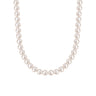 White Gold 8mm / 925 Silver