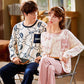 Autumn Couple Pajamas Cartoon Cute Pajamas