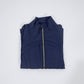 Casual styling, running jacket worn over a tee for a Sunday walk