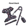 Floral Black / M | chest 43-61 cm