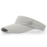 Solid color empty top hat light gray