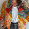 Rainbow Heart Stripe / S | US 4 / EU 36