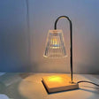 Walnut Clear Glass D16xH33cm