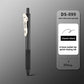 Black retractable gel pen on a matching background, labeled Classic black, Black 1pc