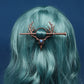 Nordic Gothic Crow Skull Antler Hairpin Retro Viking Hair Accessory
