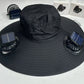 Solar Usb Fan Hat with Dual | key feature highlight