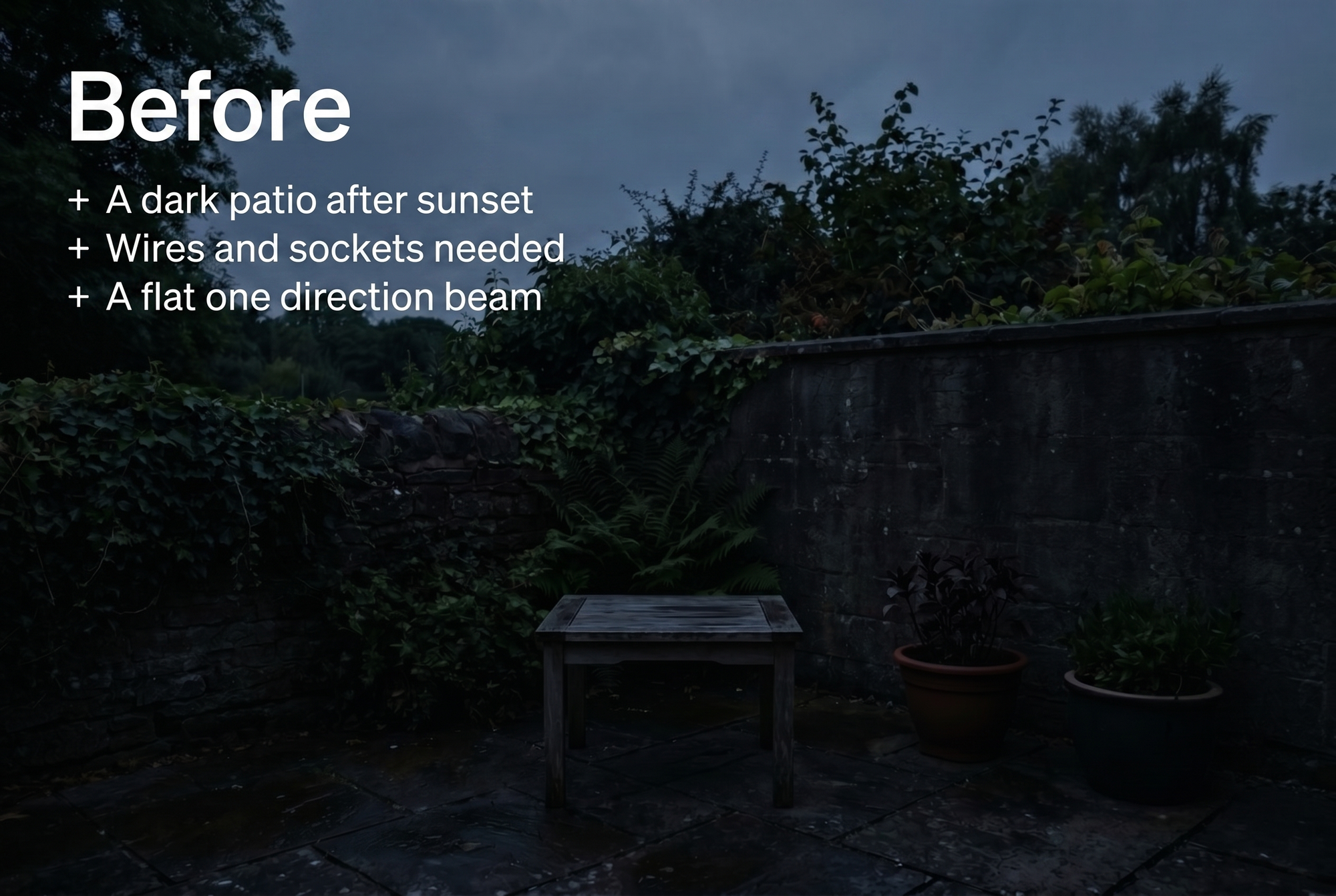 solar-garden-projection-lantern-iron-outdoor-light-patio-balcony before problem editorial
