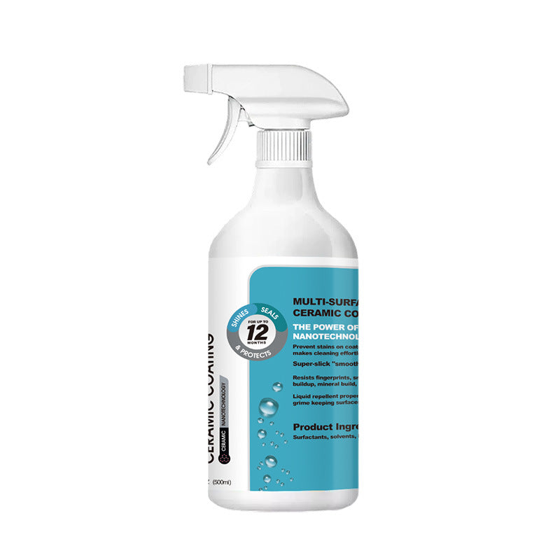 Front view of the ceramic coating spray bottle, 500 ml