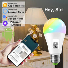Smart WiFi LED Light Bulb with Voice Control